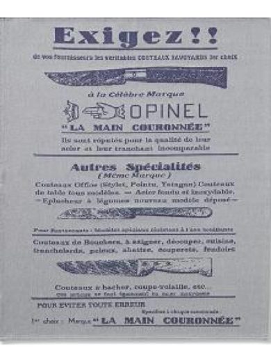 Opinel Tea Towel Exigez 50x70 cm Opinel Tea Towel Exigez 50x70 cm